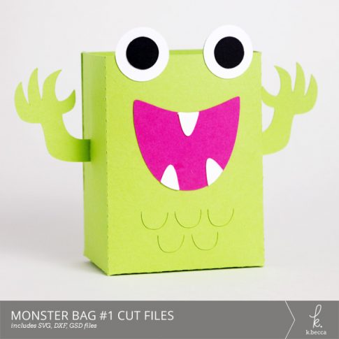 Monster Bag Box #1 Cut Files from k.becca