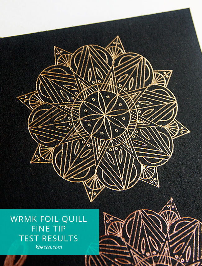 FOIL QUILL TIPS  We R Memory Keepers Foil Quill Tutorial 