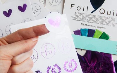 How to Make Foil Quill & Cut Sticker Sheets in Silhouette Studio