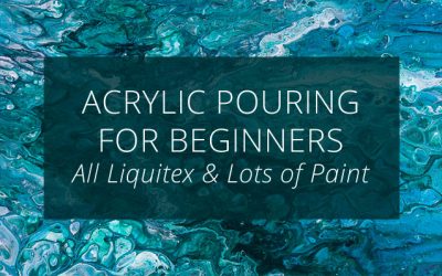 Acrylic Pouring for Beginners : Liquitex Pouring Medium & Lots of Paint