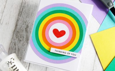 FREE Nested Circle Heart SVG Cut Files Cardmaking Tutorial